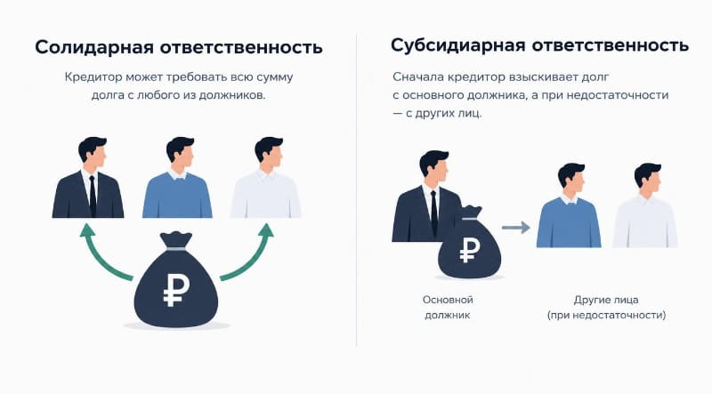 разница в ответственности